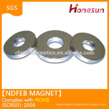 Alibaba express strong sintered ndfeb ring magnets